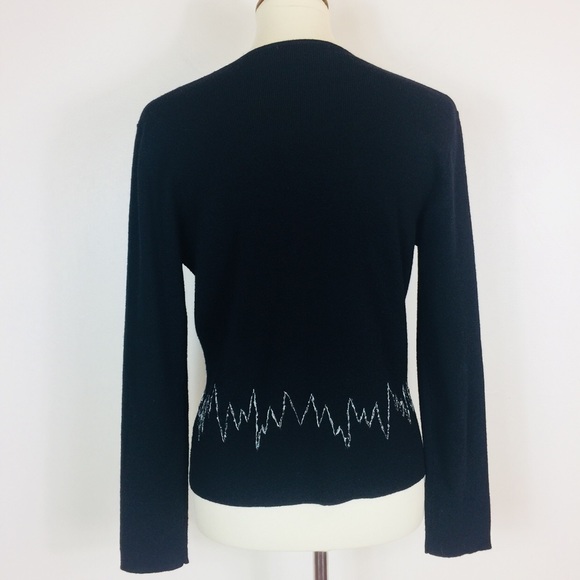 Silvery Moon | Wool blend button down cardigan - Picture 3 of 5